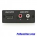 Convertidor de VGA o Video Componentes (RGB)   Audio RCA a HDMI de PC a HDTV