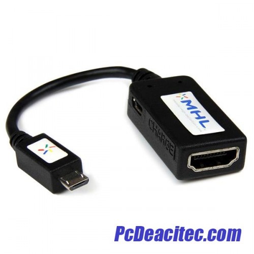 CABLE ADAPTADOR DE USB 3.0 HEMBRA A HDMI MACHO MHL PARA CELULARES