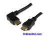 Cable HDMI a codo izquierdo HDMI 4K de 2 m