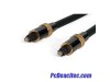 Cable Fibra ópica Toslink macho a macho, negro 6 m