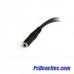 Adaptador Divisor de Audífonos Jack 3.5 de 4 pin x 2 plug 3.5 mm de 3 pin