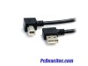 Cable Acodado en Ángulo USB A Macho a USB B Macho 91 cm 