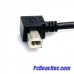 Cable Acodado en Ángulo USB A Macho a USB B Macho 91 cm 