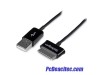 Cable 2 m Conector Dock USB para Samsung Galaxy Tab  Negro  USB A Macho