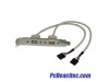 Adaptador de Placa USB A Hembra de 2 puertos 