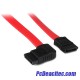 Cable SATA Serial ATA 30 cm Acodado en Ángulo Recto a la Derecha 12 in Rojo
