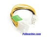 Cable de Extensión de 20 cm de 8 Pines EPS de Alimentación para Fuente ATX