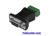 Adaptador de Serial RS422 RS485 DB9 a Bloque de Terminales