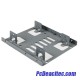 Bracket de Montaje 2 Unidades de Disco Duro HDD de 2.5" a Bahía de 3.5 Pulgadas Bracket de Montaje 2 Unidades de Disco Duro HDD de 2.5" a Bahía de 3.5 Pulgadas