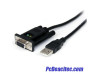 Cable de 1m Adaptador de 1 Puerto USB a Módem Nulo Null Serial DB9 RS232 DCE con FTDI