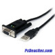 Cable de 1m Adaptador de 1 Puerto USB a Módem Nulo Null Serial DB9 RS232 DCE con FTDI