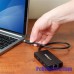 Concentrador USB 3.0 de 3 Puertos con USB-C y Ethernet Gigabit 