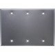Aluminio triple gang (Manufactura 2 días hábiles) Aluminio triple gang (Manufactura 2 días hábiles)