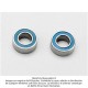 Traxxas Ball Bearings Blue Rubber Sealed 4x8x3mm (2) TRA7019