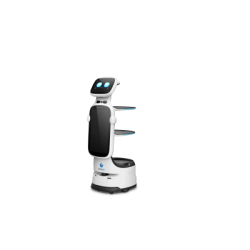 Robot de Servicio Dinerbot T11 / Navegación en Pasillos 49 cm (19.3 in) / 5 Sensores Visión Estereoscópica / VSLAM / IA Recogida Autónoma / Pantalla 18.5